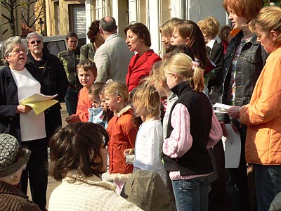 Der Kinderchor der Sängereinheit Rohrbach