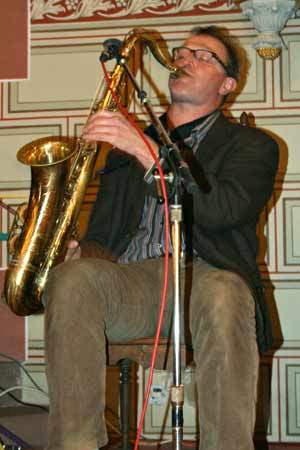 Uwe Loda mit Saxofon